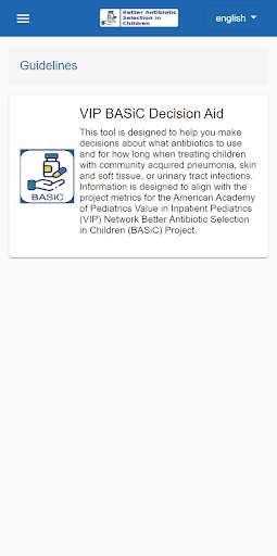 Run android online APK VIP BASiC Decision Aid from MyAndroid or emulate VIP BASiC Decision Aid using MyAndroid