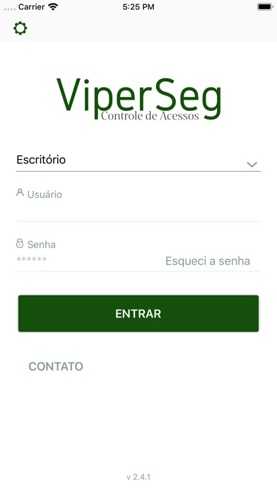 Emulate iPhone app ViperSeg Controle de Acesso using MyAndroid Emulate iPhone app ViperSeg Controle de Acesso using MyAndroid