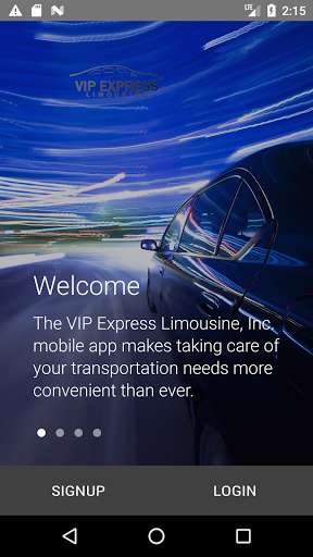 Emulate Android APK VIP Express Limousine, Inc.