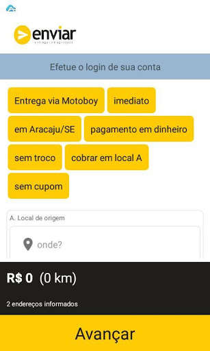 Run android online APK Vip Log entregas from MyAndroid or emulate Vip Log entregas using MyAndroid