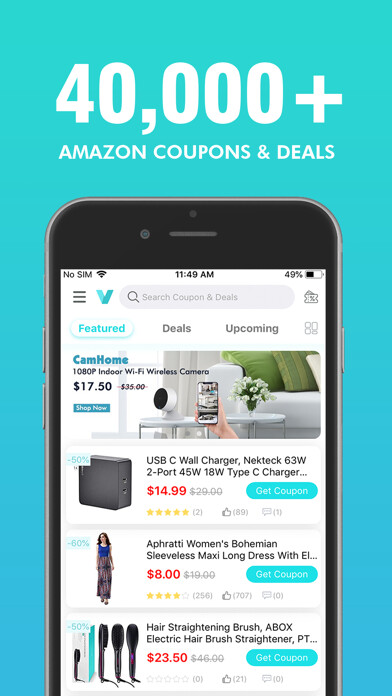 Emulate iPhone app Vipon - Amazon Deals & Coupons using MyAndroid Emulate iPhone app Vipon - Amazon Deals & Coupons using MyAndroid