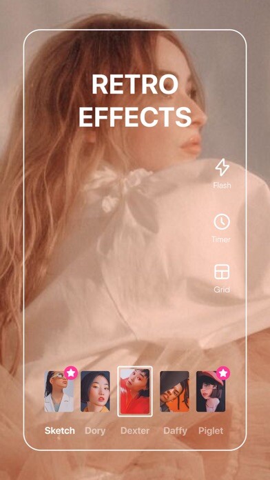Emulate iPhone app Virals : Vintage Camera using MyAndroid