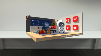 Emulate iPhone app Virdys Réalité Augmentée 3D using MyAndroid