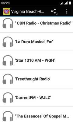 Emulate Android APK Virginia Beach-Radio Stations