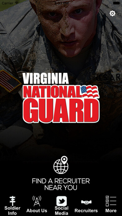 Emulate iPhone app Virginia National Guard using MyAndroid