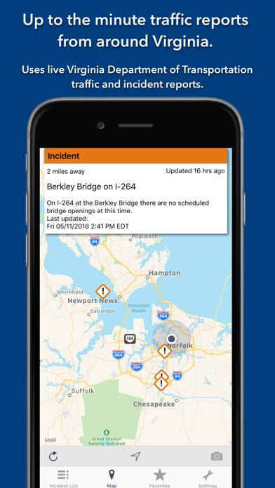 Emulate iPhone app Virginia State Roads using MyAndroid Emulate iPhone app Virginia State Roads using MyAndroid