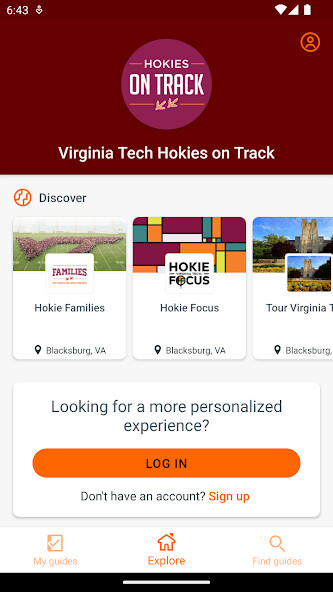 Emulate iPhone app Virginia Tech Hokies on Track using MyAndroid Emulate iPhone app Virginia Tech Hokies on Track using MyAndroid