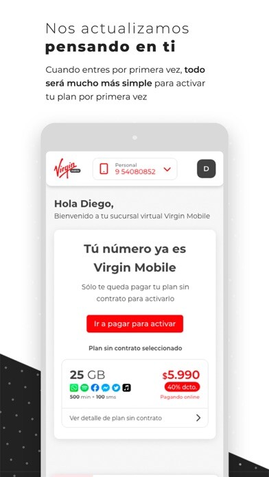 Emulate iPhone app Virgin Mobile Chile using MyAndroid Emulate iPhone app Virgin Mobile Chile using MyAndroid