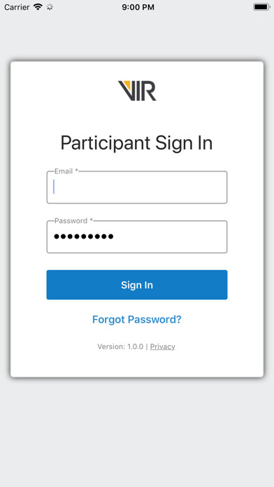 Emulate iPhone app VIR Patient Mobile App using MyAndroid Emulate iPhone app VIR Patient Mobile App using MyAndroid