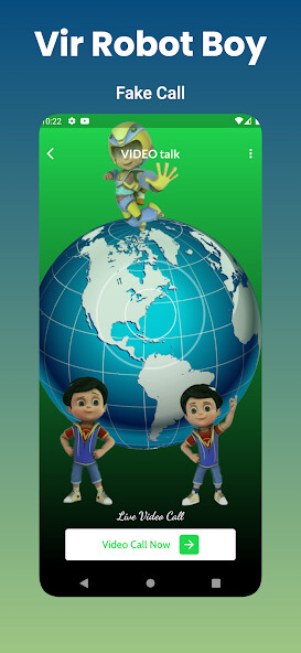 Run android online APK Vir The Robot Boy Prank Call from MyAndroid or emulate Vir The Robot Boy Prank Call using MyAndroid