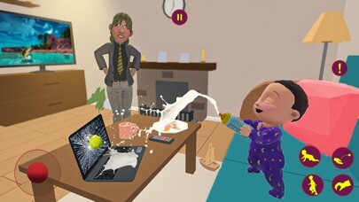 Emulate iPhone app Virtual Baby Simulator & Kids using MyAndroid