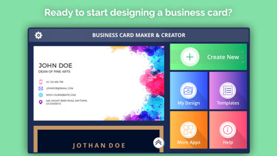 Emulate iPhone app Virtual Business Card Maker using MyAndroid Emulate iPhone app Virtual Business Card Maker using MyAndroid