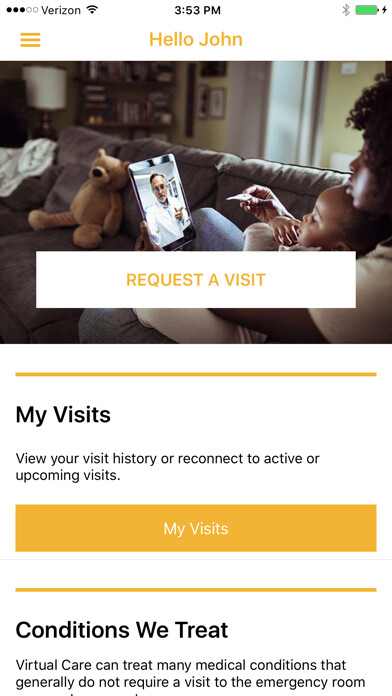 Emulate iPhone app VirtualCare by Samaritan using MyAndroid Emulate iPhone app VirtualCare by Samaritan using MyAndroid