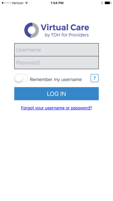 Emulate iPhone app Virtual Care by TDH Provider using MyAndroid