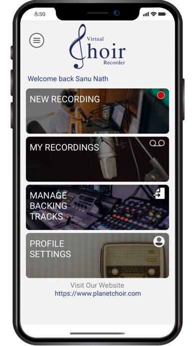 Emulate iPhone app Virtual Choir Recorder using MyAndroid Emulate iPhone app Virtual Choir Recorder using MyAndroid