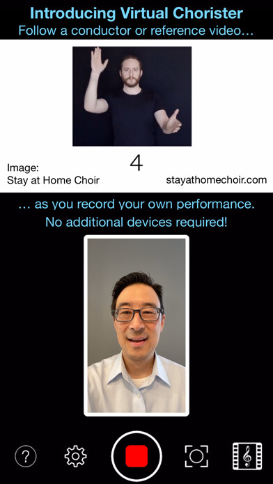 Emulate iPhone app Virtual Chorister using MyAndroid