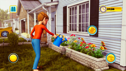 Emulate iPhone app Virtual Dad- Dream Family Life using MyAndroid