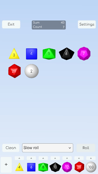 Run android online APK Virtual Dice EX2 from MyAndroid or emulate Virtual Dice EX2 using MyAndroid