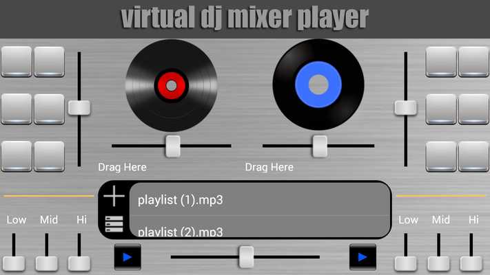 Emulate Android APK Virtual DJ Mixer Player