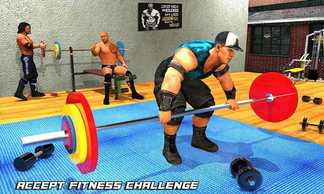Emulate Android APK Virtual Gym 3D: World Wrestlers Fitness Workout