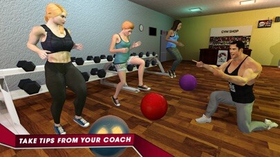 Emulate iPhone app Virtual Gym Girl Fitness Yoga using MyAndroid