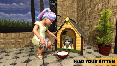 Emulate iPhone app Virtual Kitten Pet Cat Games using MyAndroid