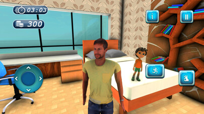 Emulate iPhone app Virtual Single Dad Family Sim using MyAndroid Emulate iPhone app Virtual Single Dad Family Sim using MyAndroid