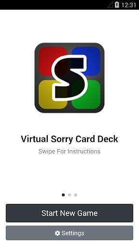 Run android online APK Virtual Sorry Card Deck from MyAndroid or emulate Virtual Sorry Card Deck using MyAndroid