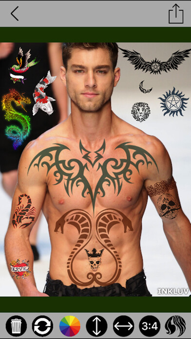 Emulate iPhone app Virtual Tattoo Maker - InkLuv using MyAndroid Emulate iPhone app Virtual Tattoo Maker - InkLuv using MyAndroid