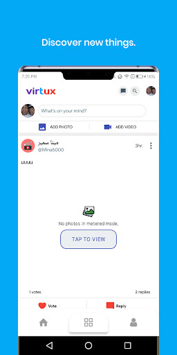 Emulate Virtux Network - A new way of communication. from MyAndroid or run Virtux Network - A new way of communication. using MyAndroid