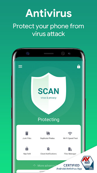 Run android online APK Virus Cleaner - Phone security from MyAndroid or emulate Virus Cleaner - Phone security using MyAndroid