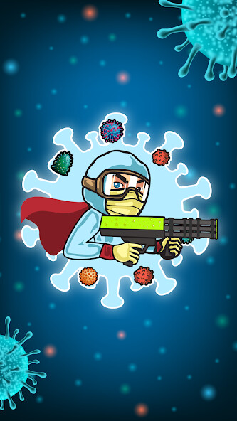 Run android online APK Virus shooter from MyAndroid or emulate Virus shooter using MyAndroid