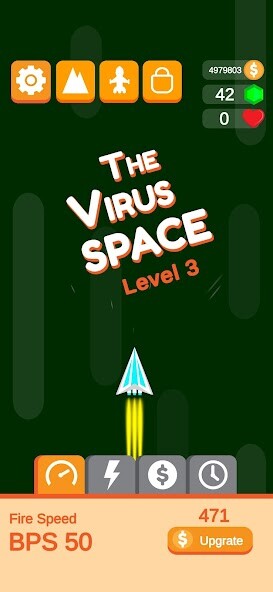 Run android online APK Virus Space from MyAndroid or emulate Virus Space using MyAndroid