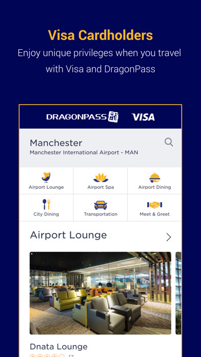 Emulate iPhone app Visa Dine & Travel using MyAndroid
