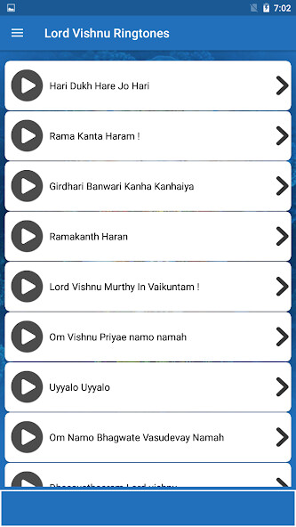 Run android online APK Vishnu Mantra Audio Ringtones from MyAndroid or emulate Vishnu Mantra Audio Ringtones using MyAndroid