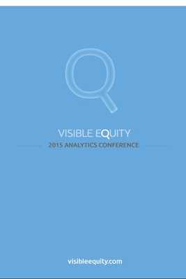 Emulate Android APK Visible Equity Conference 2015 Emulate Android APK Visible Equity Conference 2015