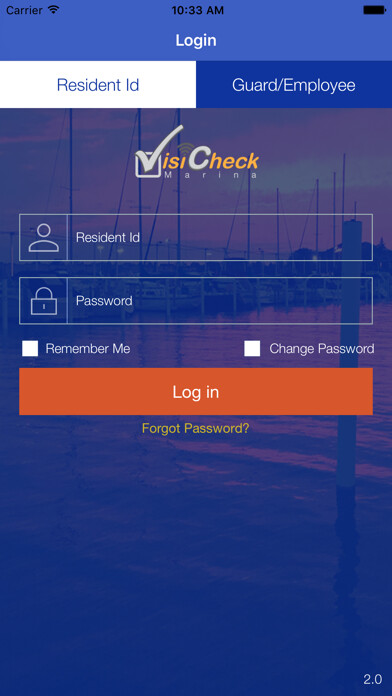 Emulate iPhone app VisiCheck Marina using MyAndroid