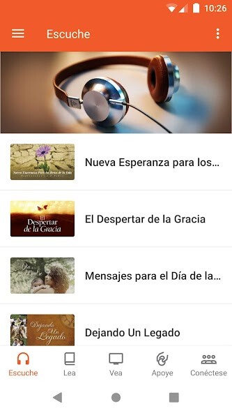 Emulate iPhone app Visión Para Vivir using MyAndroid Emulate iPhone app Visión Para Vivir using MyAndroid