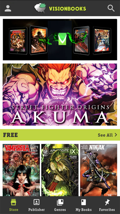 Emulate iPhone app Visionbooks Comics using MyAndroid Emulate iPhone app Visionbooks Comics using MyAndroid