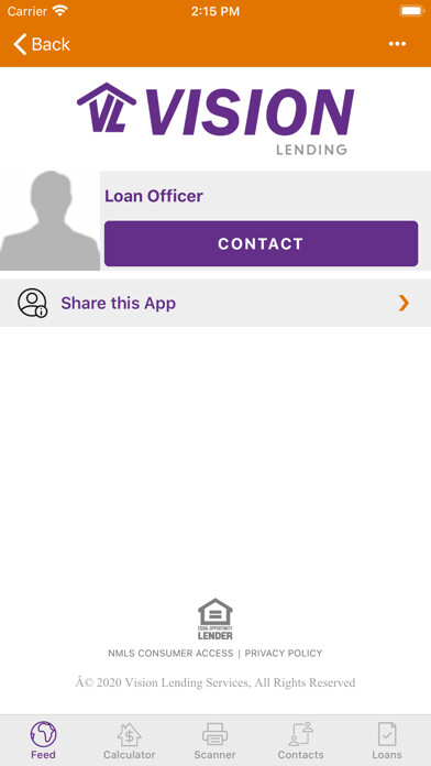 Emulate iPhone app Vision Lending Services using MyAndroid Emulate iPhone app Vision Lending Services using MyAndroid