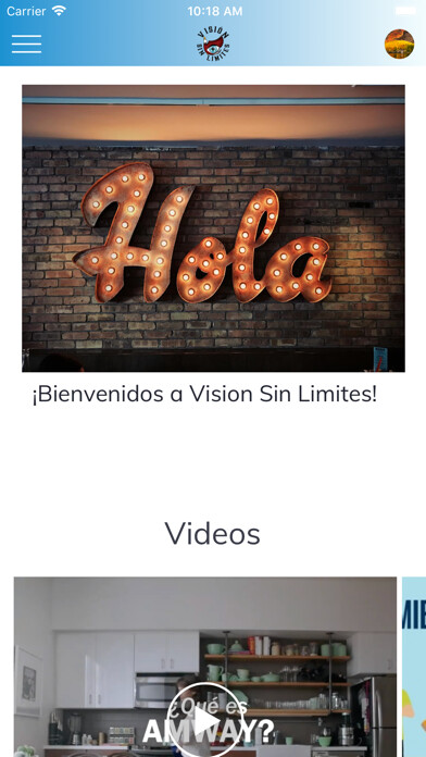Emulate iPhone app Vision Sin Limites using MyAndroid