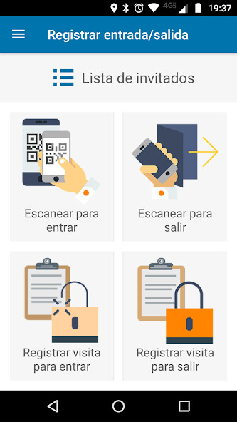 Emulate Android APK Visita Segura Vigilante