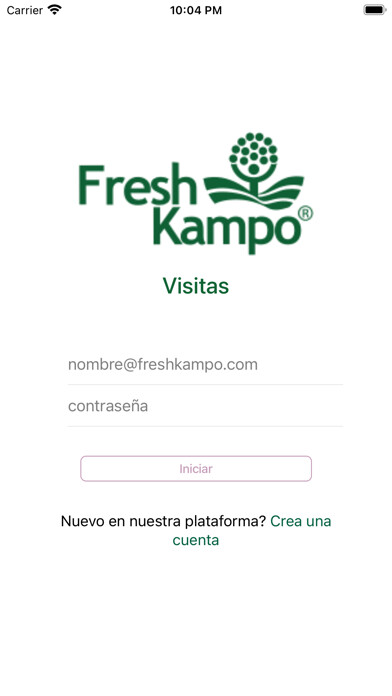 Emulate iPhone app Visitas FreshKampo using MyAndroid Emulate iPhone app Visitas FreshKampo using MyAndroid