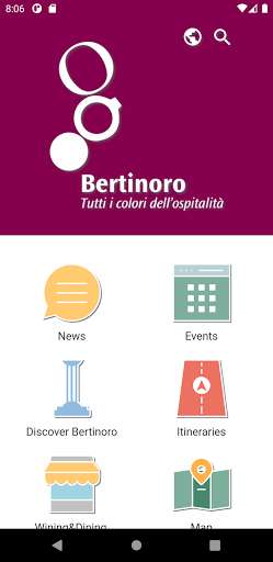 Emulate Android APK Visit Bertinoro