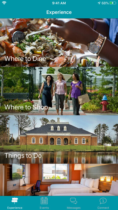 Emulate iPhone app Visit Chesapeake VA using MyAndroid