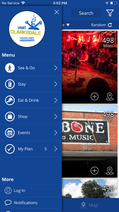 Emulate iPhone app Visit Clarksdale using MyAndroid Emulate iPhone app Visit Clarksdale using MyAndroid
