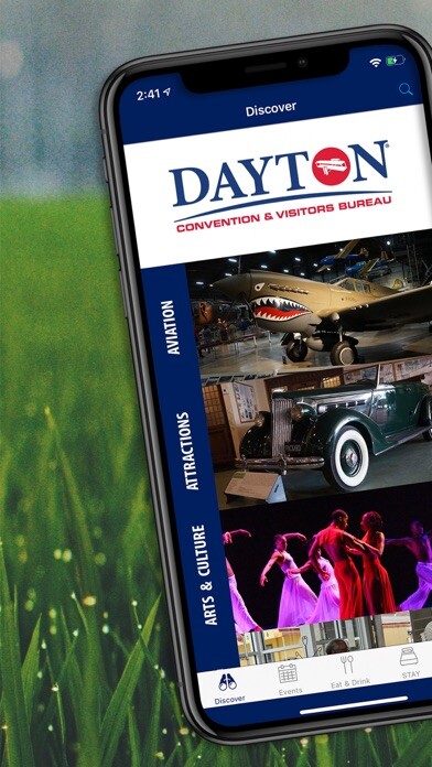 Emulate iPhone app Visit Dayton using MyAndroid