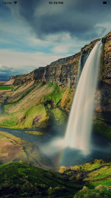 Emulate iPhone app Visit Iceland using MyAndroid
