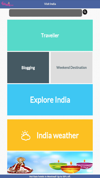 Emulate iPhone app VisitIndia.com using MyAndroid Emulate iPhone app VisitIndia.com using MyAndroid