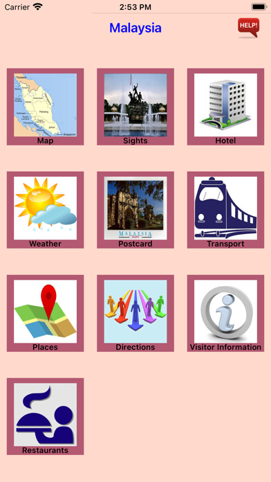 Emulate iPhone app Visit Malaysia using MyAndroid